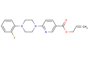 allyl 6-[4-(2-fluorophenyl)piperazino]nicotinate