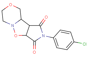 2-(4-chlorophenyl)hexahydro-1H-pyrrolo[3′,4′:4,5]isoxazolo[3,2-c][1,4]oxazine-1,3(2H)-dione