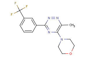 6-methyl-5-morpholino-3-[3-(trifluoromethyl)phenyl]-1,2,4-triazine
