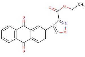 ethyl 4-(9,10-dioxo-9,10-dihydro-2-anthracenyl)-3-isoxazolecarboxylate
