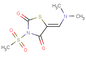 5-[(Z)-(dimethylamino)methylidene]-3-(methylsulfonyl)-1,3-thiazolane-2,4-dione