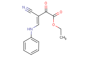 ethyl 4-anilino-3-cyano-2-oxo-3-butenoate
