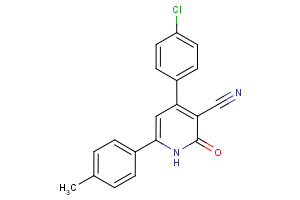 4-(4-chlorophenyl)-6-(4-methylphenyl)-2-oxo-1,2-dihydro-3-pyridinecarbonitrile