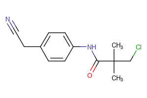 3-Chloro-N-[4-(cyanomethyl)phenyl]-2,2-dimethyl propanamide