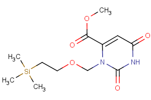 methyl 2,6-dioxo-3-{[2-(trimethylsilyl)ethoxy]methyl}-1,2,3,6-tetrahydropyrimidine-4-carboxylate