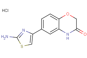 6-(2-amino-1,3-thiazol-4-yl)-2H-1,4-benzoxazin-3(4H)-one hydrochloride