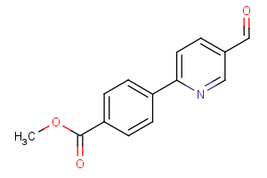 methyl 4-(5-formyl-2-pyridinyl)benzenecarboxylate