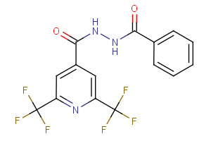 N’-benzoyl-2,6-bis(trifluoromethyl)isonicotinohydrazide
