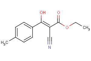 ethyl (2Z)-2-cyano-3-hydroxy-3-(4-methylphenyl)prop-2-enoate