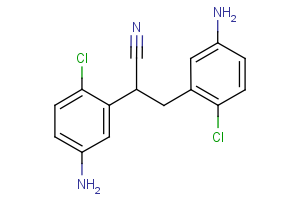 2,3-bis(5-amino-2-chlorophenyl)propanenitrile