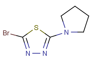 2-bromo-5-(pyrrolidin-1-yl)-1,3,4-thiadiazole