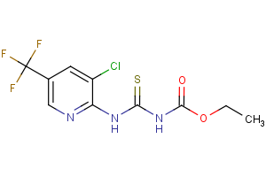 ethyl N-{[3-chloro-5-(trifluoromethyl)pyridin-2-yl]carbamothioyl}carbamate
