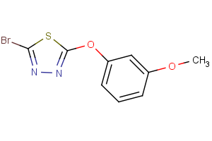 2-bromo-5-(3-methoxyphenoxy)-1,3,4-thiadiazole