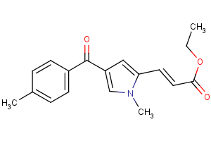 ethyl (2E)-3-{1-methyl-4-[(4-methylphenyl)carbonyl]-1H-pyrrol-2-yl}prop-2-enoate