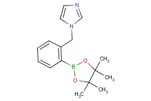 1-{[2-(tetramethyl-1,3,2-dioxaborolan-2-yl)phenyl]methyl}-1H-imidazole