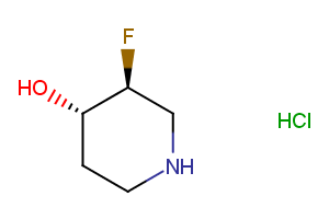 (3s,4s)-3-fluoropiperidin-4-ol hcl