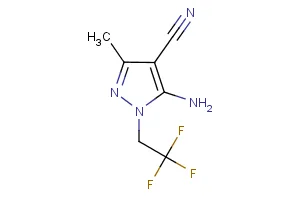5-Amino-1-(2-trifluoro)ethyl-3-methyl-1H-pyrazole-4-carbonitrile