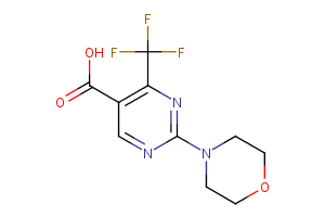 2-morpholin-4-yl-4-(trifluoromethyl)pyrimidine-5-carboxylic acid