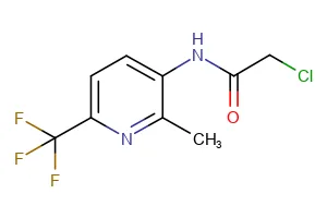 2-chloro-N-[2-methyl-6-(trifluoromethyl)pyridin-3-yl]acetamide