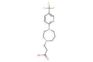 3-{4-[5-(trifluoromethyl)pyridin-2-yl]-1,4-diazepan-1-yl}propanoic acid