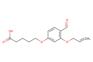 5-[4-formyl-3-(prop-2-en-1-yloxy)phenoxy]pentanoic acid