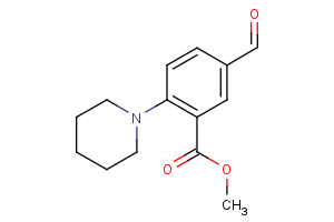methyl 5-formyl-2-(piperidin-1-yl)benzoate