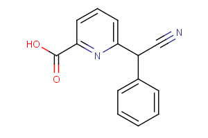 6-[cyano(phenyl)methyl]pyridine-2-carboxylic acid