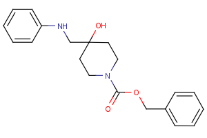 benzyl 4-hydroxy-4-[(phenylamino)methyl]piperidine-1-carboxylate