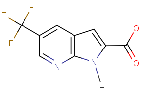 5-(trifluoromethyl)-1H-pyrrolo[2,3-b]pyridine-2-carboxylic acid