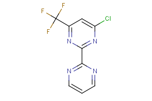 4-chloro-2-(pyrimidin-2-yl)-6-(trifluoromethyl)pyrimidine
