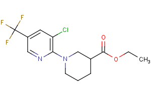ethyl 1-[3-chloro-5-(trifluoromethyl)pyridin-2-yl]piperidine-3-carboxylate