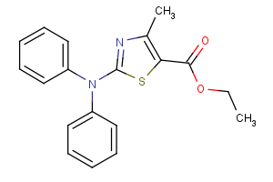 ethyl 2-(diphenylamino)-4-methyl-1,3-thiazole-5-carboxylate