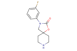 3-(3-fluorophenyl)-1-oxa-3,8-diazaspiro[4.5]decan-2-one