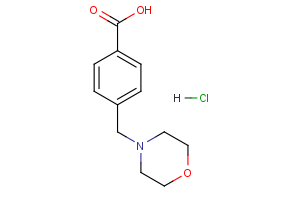 4-(morpholin-4-ylmethyl)benzoic acid hydrochloride