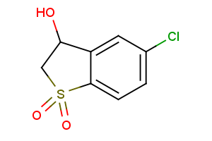 5-chloro-3-hydroxy-2,3-dihydro-1$l^{6}- benzothiophene-1,1-dione