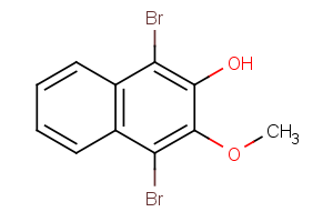 1,4-dibromo-3-methoxynaphthalen-2-ol