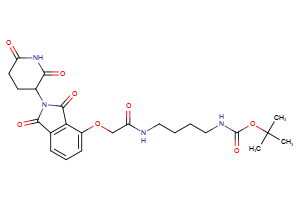 tert-butyl N-[4-(2-{[2-(2,6-dioxopiperidin-3-yl)-1,3-dioxo-2,3-dihydro-1H-isoindol-4-yl]oxy}acetamido)butyl]carbamate