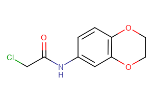 2-chloro-N-(2,3-dihydro-1,4-benzodioxin-6-yl) acetamide