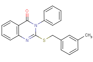 2-[(3-methylbenzyl)sulfanyl]-3-phenyl-4(3H)-quinazolinone
