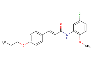 N-(5-chloro-2-methoxyphenyl)-3-(4-propoxyphenyl)acrylamide