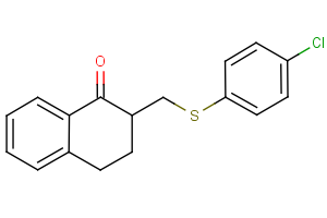 2-{[(4-chlorophenyl)sulfanyl]methyl}-3,4-dihydro-1(2H)-naphthalenone