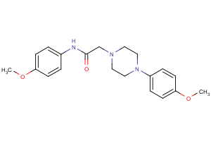 N-(4-methoxyphenyl)-2-[4-(4-methoxyphenyl)piperazino]acetamide