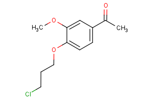 1-[4-(3-chloropropoxy)-3-methoxyphenyl]ethan-1-one