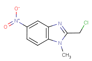 2-(chloromethyl)-1-methyl-5-nitro-1H-1,3-benzodiazole