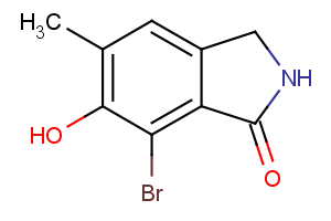 7-bromo-6-hydroxy-5-methyl-2,3-dihydro-1H-isoindol-1-one