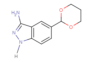 5-(1,3-dioxan-2-yl)-1H-indazol-3-amine