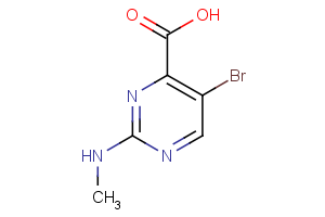 5-bromo-2-(methylamino)pyrimidine-4-carboxylic acid