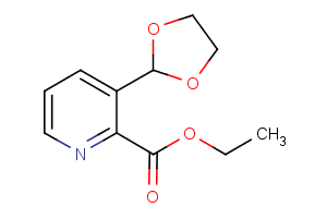 ethyl 3-(1,3-dioxolan-2-yl)pyridine-2-carboxylate