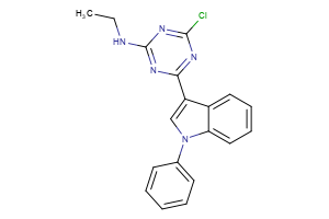 4-Chloro-N-ethyl-6-(1-phenyl-1H-indol-3-yl)-1,3,5-triazin-2-amine