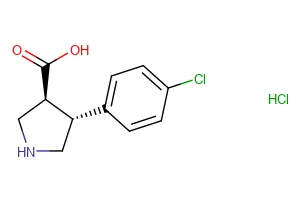 (±)-trans-4-(4-chloro-phenyl)-pyrrolidine-3-carboxylic acid-HCl